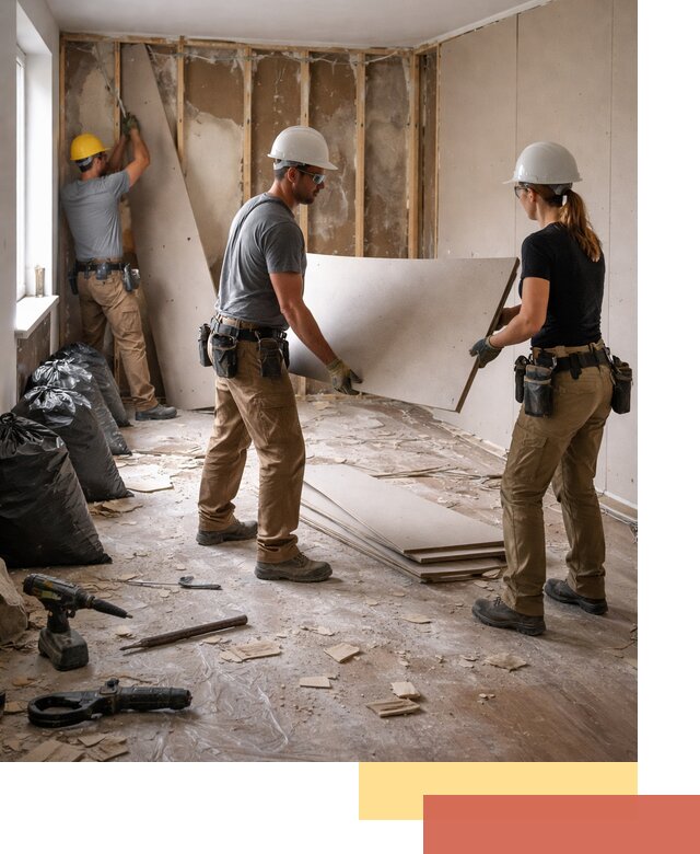 Демонтаж стеновых панелей в Бирске быстро и аккуратно