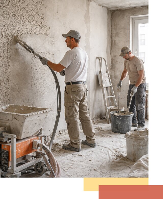 Машинная штукатурка стен в Бирске — быстро и качественно