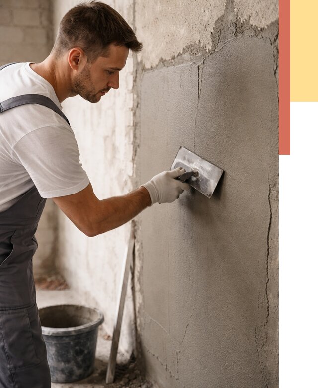 Штукатурка стен под плитку в Бирске от 4365 руб./м2 — выравнивание под плитку | ОТДЕЛОЧНИК-Брк