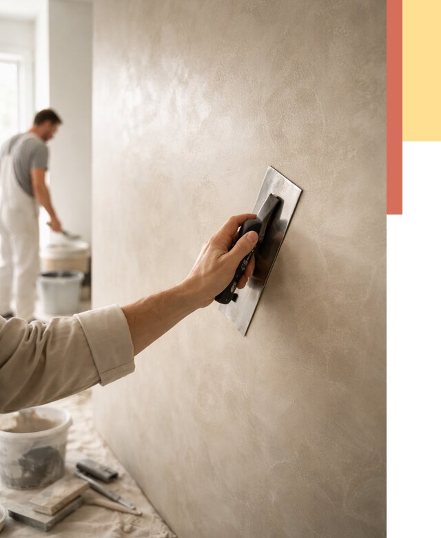 Венецианская штукатурка в Бирске от 3638 руб/м² — нанесение стен под ключ | ОТДЕЛОЧНИК-Брк