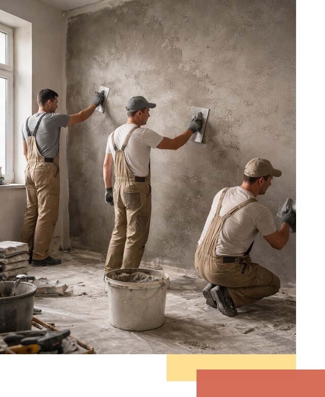 Декоративная штукатурка под бетон в Бирске для стен и потолков