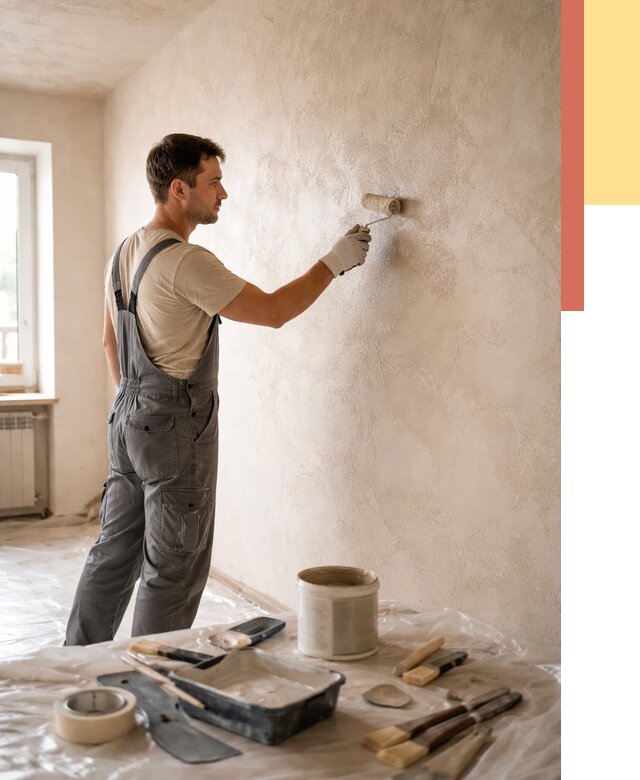 Нанесение лессирующей краски по декоративке в Бирске от 1819 руб. | ОТДЕЛОЧНИК-Брк