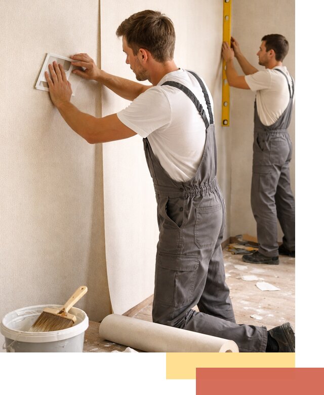 Поклейка бумажных обоев в Бирске качественно и недорого