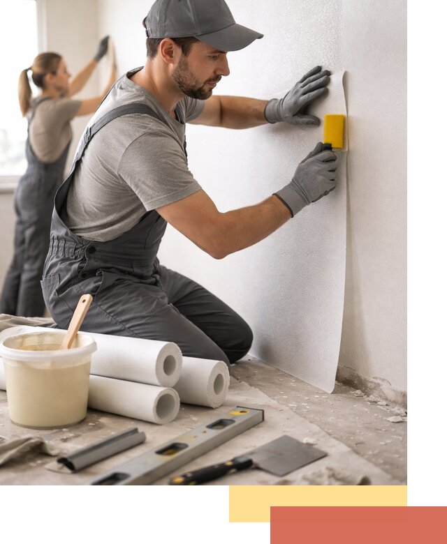 Поклейка стеклообоев профессионально в Бирске