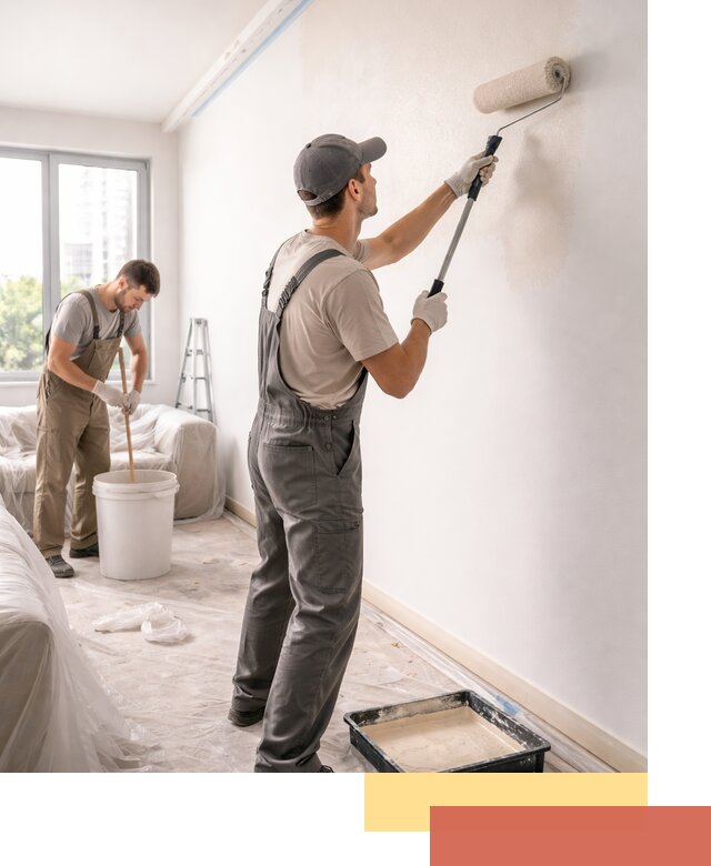 Покраска стен в офисе в Бирске — быстрый и качественный ремонт