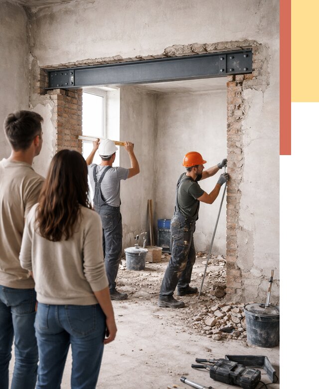 Усиление проема в стене в Бирске от 9874 руб. — усиление дверного проема металлоконструкцией | ОТДЕЛОЧНИК-Брк