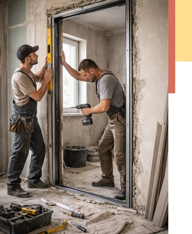 Закладка дверного проема в Бирске от 3638 руб. — быстро и недорого | ОТДЕЛОЧНИК-Брк