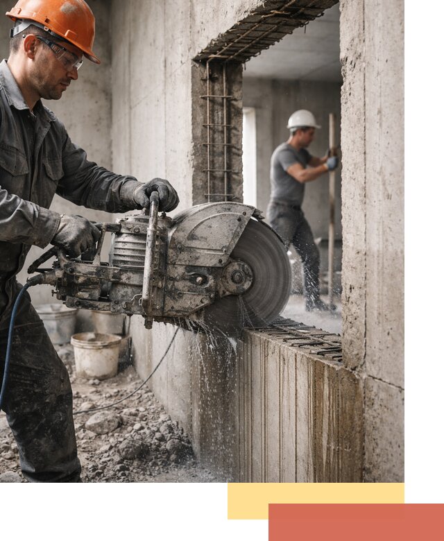 Алмазная резка проемов в Бирске быстро и точно