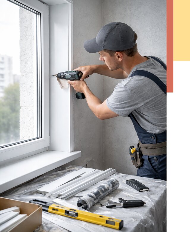 Установка пластиковых откосов в Бирске от 2339 руб. | ОТДЕЛОЧНИК-Брк монтаж, быстро и недорого