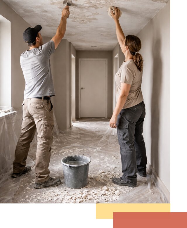 Удаление побелки с потолка в Бирске — быстро и аккуратно