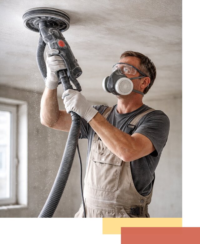 Шлифовка потолка в Бирске — качественная подготовка под отделку