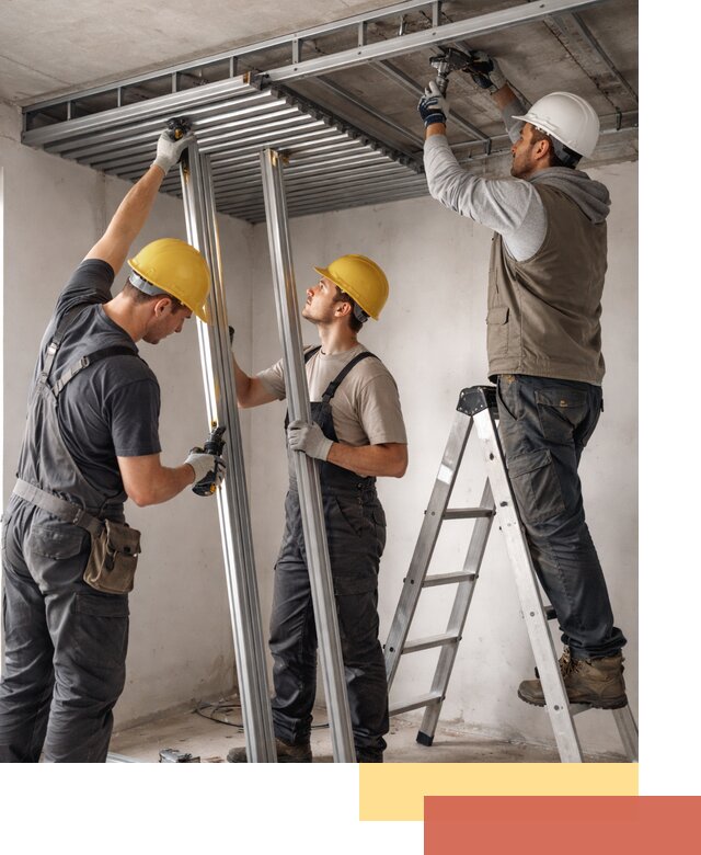 Монтаж реечного потолка под ключ в Бирске