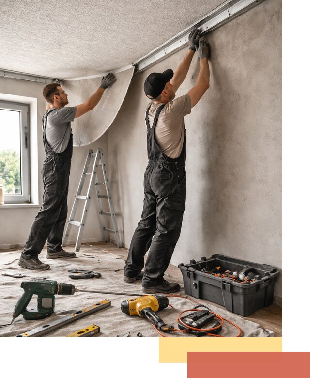 Монтаж фактурного натяжного потолка в Бирске качественно и быстро