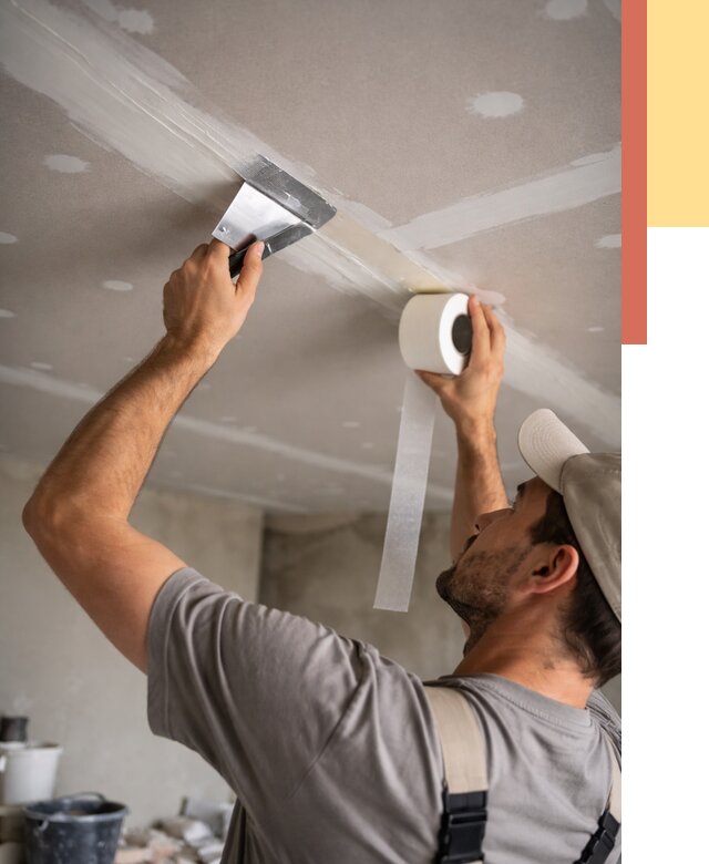 Обработка швов потолка ГКЛ в Бирске от 7796 руб. под ключ | ОТДЕЛОЧНИК-Брк