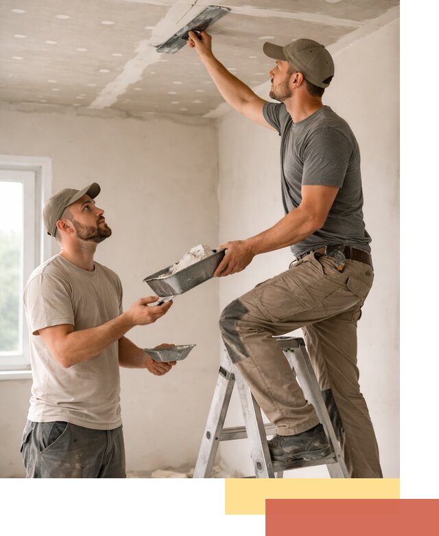 Шпаклевка потолка из гипсокартона в Бирске качественно и быстро