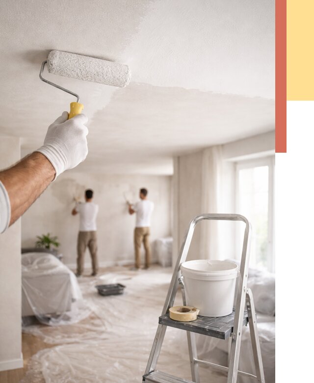 Покраска потолка акриловой краской в Бирске от 2599 руб. | ОТДЕЛОЧНИК-Брк