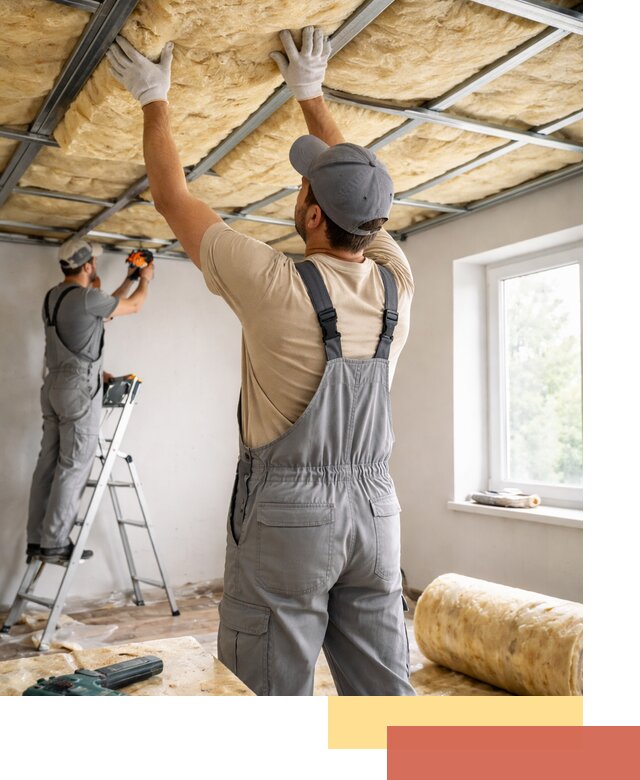 Утепление потолка под ключ в Бирске качественно и быстро