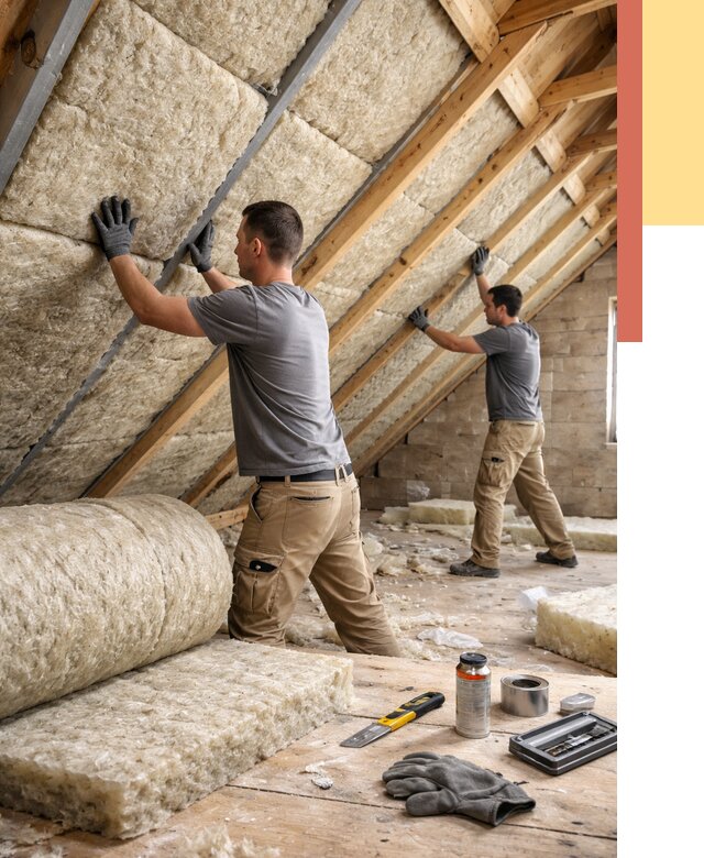 Утепление потолка минватой в Бирске от 1507 руб. — быстро и недорого | ОТДЕЛОЧНИК-Брк