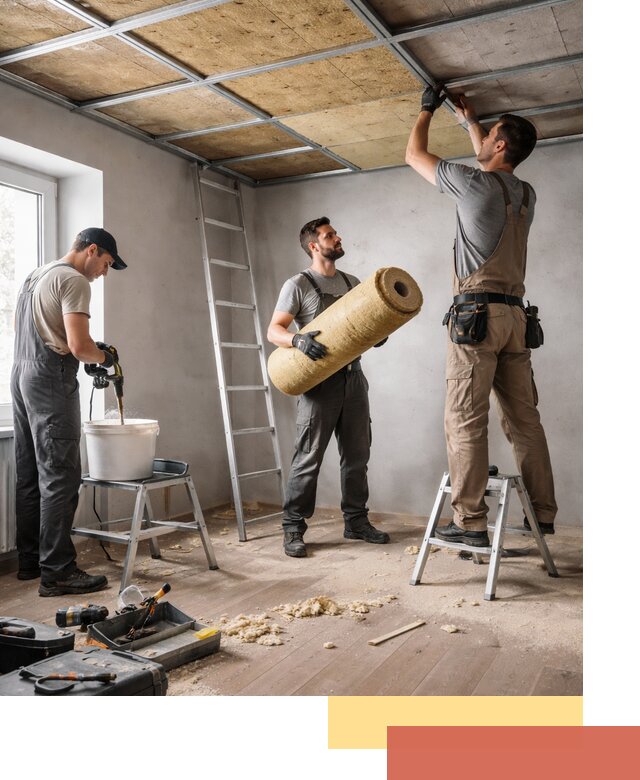 Шумоизоляция потолка в Бирске: профессиональный монтаж и отделка