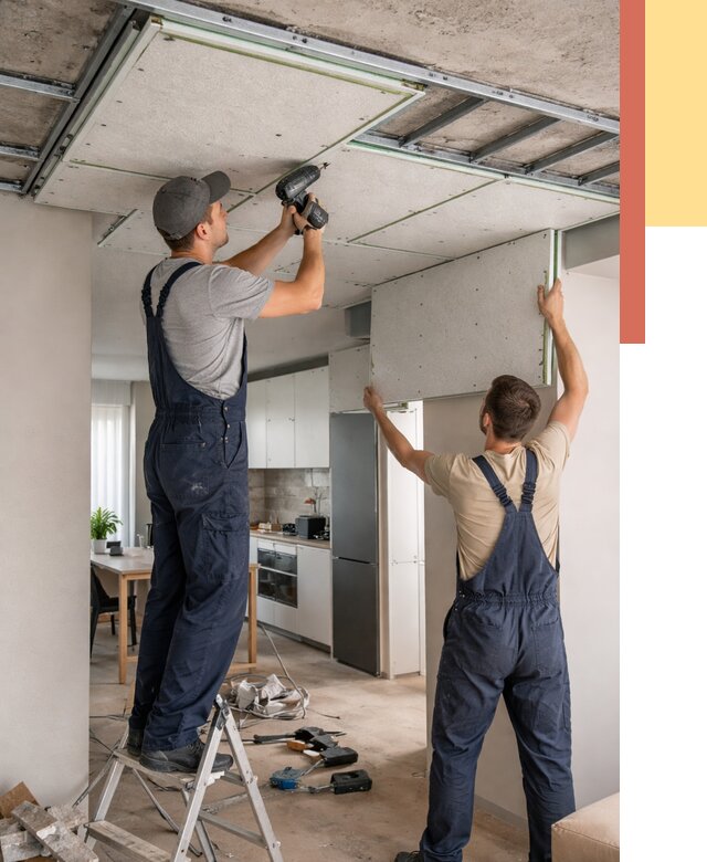 Шумоизоляция потолка панелями зипс в Бирске от 1923 руб. под ключ | ОТДЕЛОЧНИК-Брк